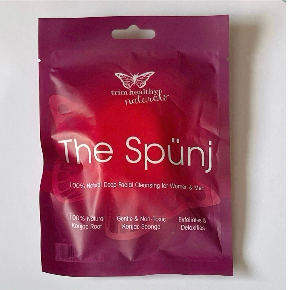 The Spunj Deep Cleansing Facial Sponge 100% Natural Konjac Root Gentle Non-Toxic